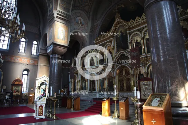 The iconostasis, Uspenski Cathedral, Helsinki, Finland, 2011. Creator: Sheldon Marshall.