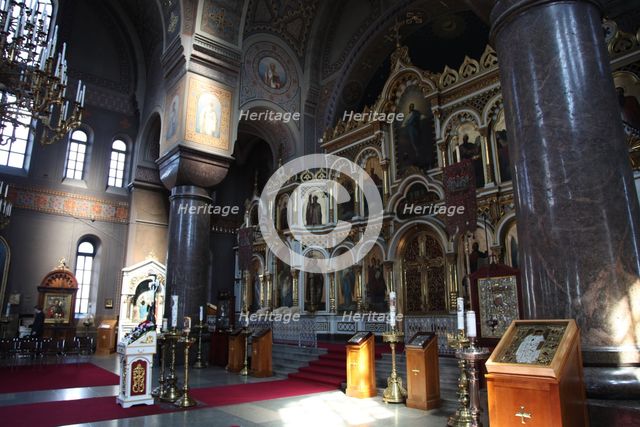 The iconostasis, Uspenski Cathedral, Helsinki, Finland, 2011. Creator: Sheldon Marshall.