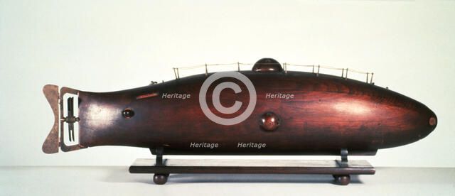 The Ictíneo, submarine made by Narcis Monturiol.