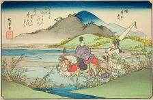 The Ide Jewel River in Yamashiro Province (Yamashiro Ide no Tamagawa), from the seri..., c. 1835/37. Creator: Ando Hiroshige