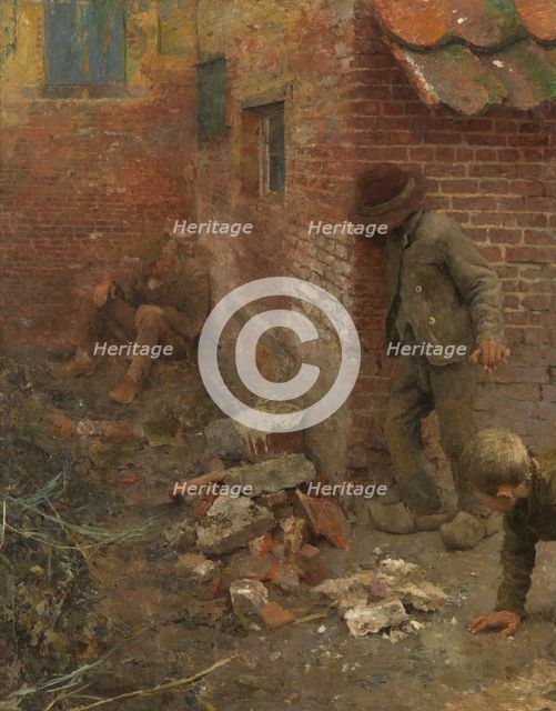 The Idiot, 1892. Creator: Evrard Larock.