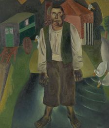 The Idiot by the Pond, 1926. Creator: Frits van den Berghe