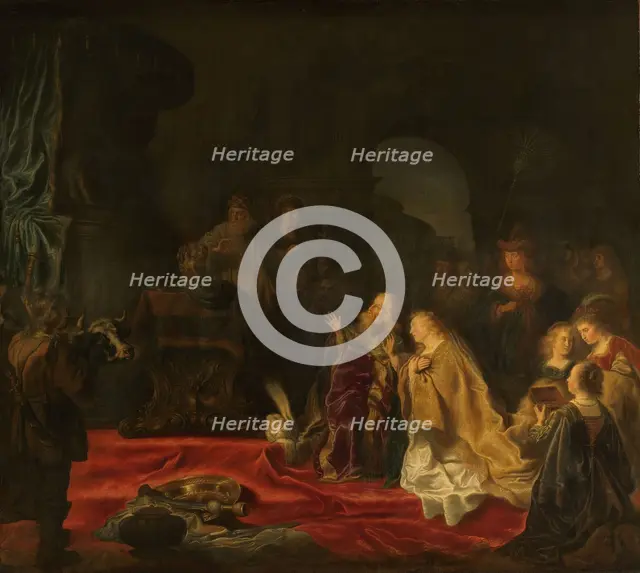 The Idolatry of King Solomon, 1644. Creator: Salomon Koninck.