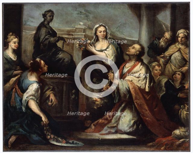 'The Idolatry of King Solomon', c1739. Artist: Jacopo Amigoni