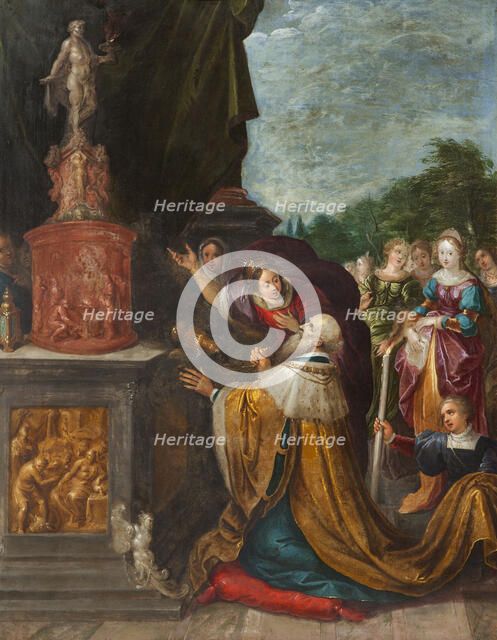 The Idolatry of King Solomon. Creator: Francken, Frans, the Younger (1581-1642).
