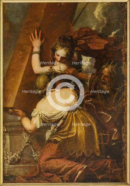 The Idolatry of King Solomon, . Creator: Liberi; Pietro (1605-1687).