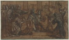 The Idolatry of Solomon, 1622-1623. Creator: Pietro da Cortona (Italian, 1596-1669)