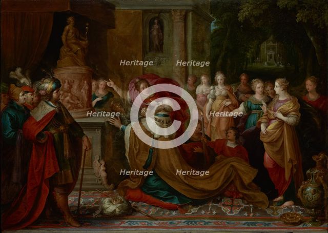 The Idolatry of Solomon, 1622. Creator: Frans Francken II.