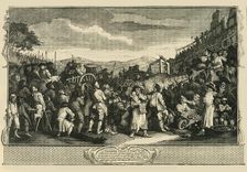 The Idle Apprentice Executed at Tyburn. (After Hogarth's Print.) 1747, (c1876). Creator: Unknown