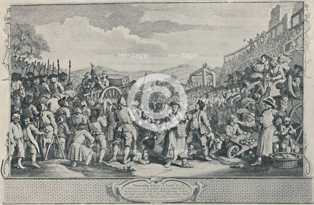 'The Idle 'Prentice Executed at Tyburn (From the Industry and Idleness Series), 1747', (1920). Artist: William Hogarth.