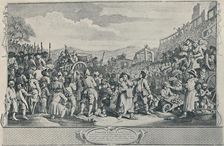 The Idle Prentice Executed at Tyburn (From the Industry and Idleness Series), 1747 (1920). Artist: William Hogarth