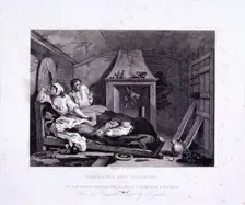 The idle prentice returned from sea..., plate VII of Industry and Idleness 1833. Artist: S Davenport