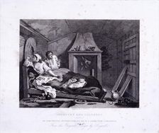 The idle prentice returned from sea..., plate VII of Industry and Idleness 1833. Artist: S Davenport