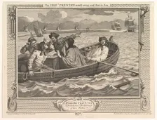 The Idle Prentice Turned Away and Sent to Sea (Industry and Idleness, plate..., September 30, 1747. Creator: William Hogarth