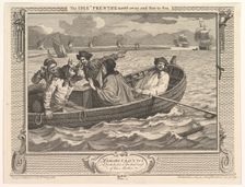 The Idle Prentice Turned Away and Sent to Sea (Industry and Idleness, plate..., September 30, 1747. Creator: William Hogarth