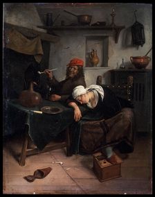 The Idlers c1660. Artist: Jan Steen