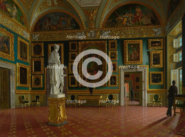 The Iliad Room in the Pitti Palace in Florence, c. 1870.