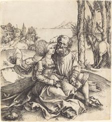 The Ill-Assorted Couple, 1495/1496. Creator: Albrecht Durer
