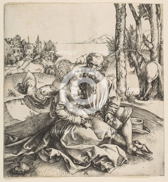 The Ill-Assorted Couple, ca. 1495. Creator: Albrecht Durer.