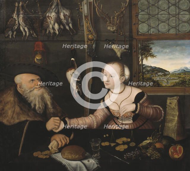The Ill-matched Couple, 1532. Creator: Lucas Cranach the Elder.