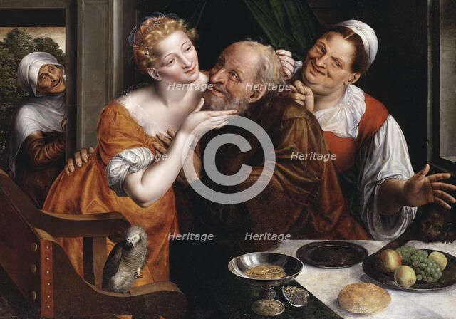 The Ill-matched Pair, 1566. Creator: Jan Massys.