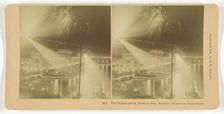 The Illumination, Chicago Day, World's Columbian Exposition, 1893. Creator: BW Kilburn