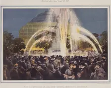 The Illuminations at the International Inventions Exhibition 8th August 1885. Creator: Riddle and Couchman