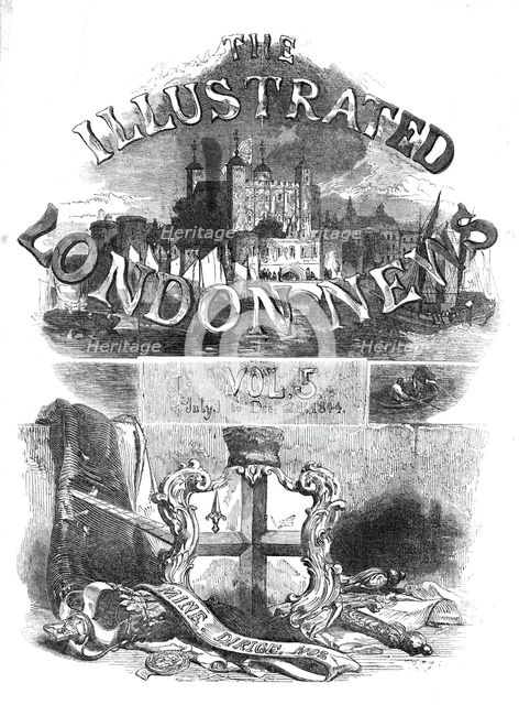 The Illustrated London News, from July 1 to December 28, 1844.  Creator: Unknown.