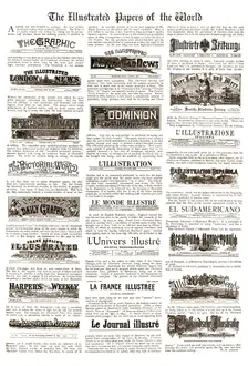'The Illustrated Papers of the World 1890. Creator: Unknown