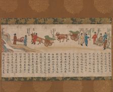 The Illustrated Sutra of Past and Present Karma (Kako genzai inga kyo emaki), late 13th century. Creator: Unknown