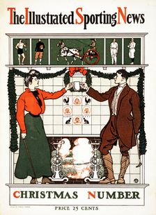 The Illustrated Sporting News, Christmas Number, 1900. Creator: Edward Penfield (1866 - 1835)