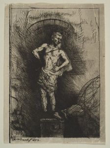 The Image Seen by Nebuchadnezzar, 1655. Creator: Rembrandt Harmensz van Rijn