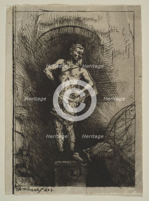 The Image Seen by Nebuchadnezzar, 1655. Creator: Rembrandt Harmensz van Rijn.
