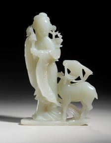 The Immortal Ma Gu with a Deer, between c.1700 and c.1800. Creator: Unknown