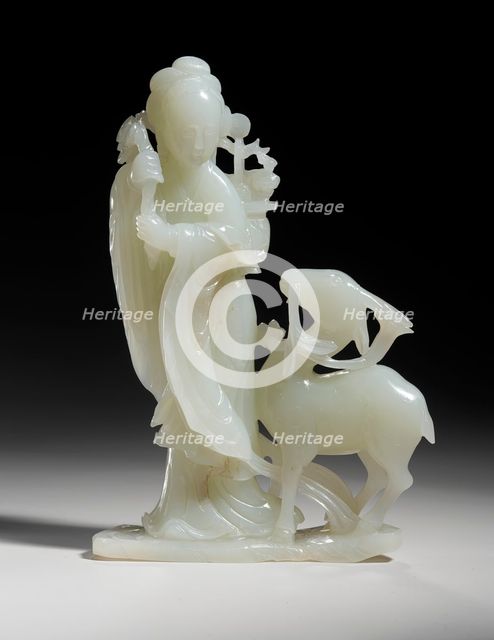 The Immortal Ma Gu with a Deer, between c.1700 and c.1800. Creator: Unknown.
