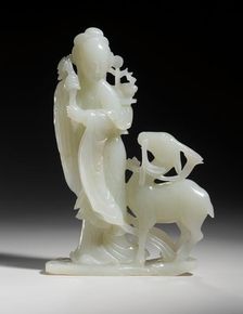 The Immortal Ma Gu with a Deer, between c.1700 and c.1800. Creator: Unknown