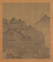 The Immortal Lü Dongbin Appearing over the Yueyang Pavilion, 15th-16th century. Creator: Unknown