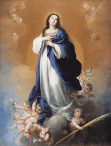 The Immaculate Conception, 17th century. Creator: Workshop of Bartolome Esteben Murillo