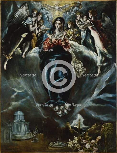 The Immaculate Conception, 1608. Creators: El Greco, Jorge Manuel Theotocopuli.