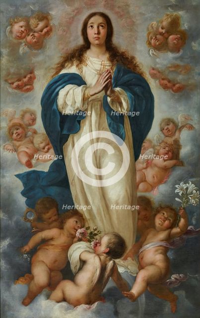 The Immaculate Conception, 1670. Creator: Francisco Herrera the Younger.