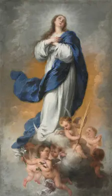The Immaculate Conception, c. 1680. Creator: Bartolomé Esteban Murillo (Spanish, 1617-1682)