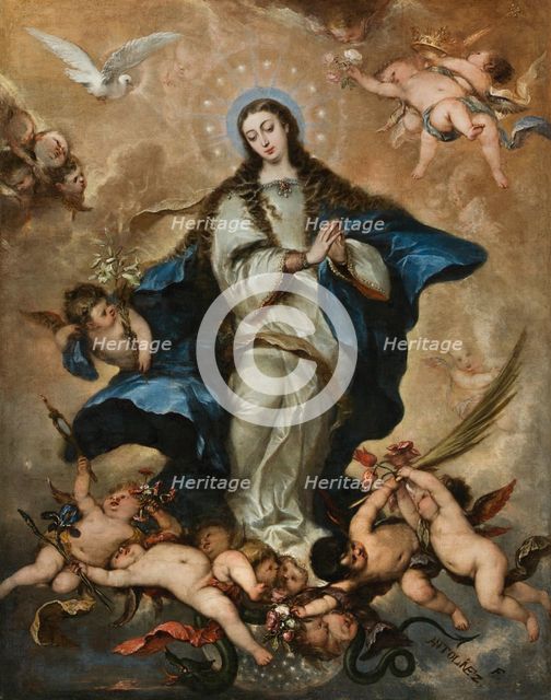 The Immaculate Conception, c1665. Creator: Antolínez, José (1635-1675).