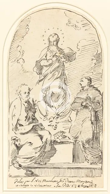 The Immaculate Conception. Creator: Pietro Antonio Novelli.