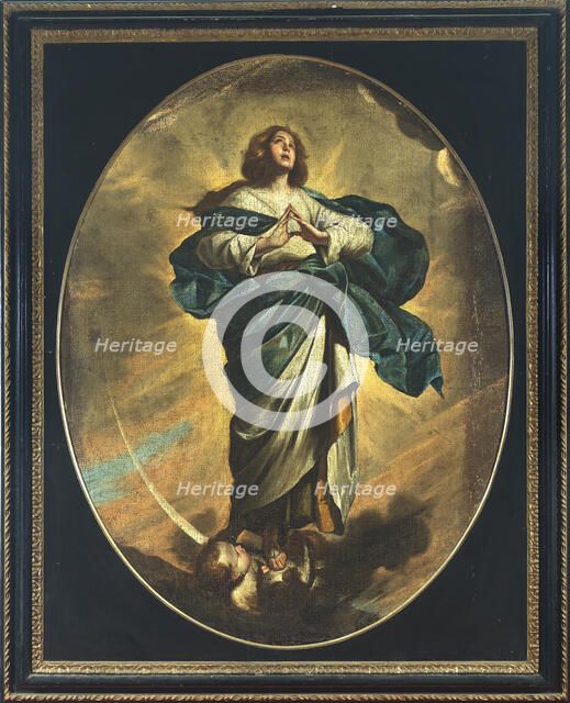 The Immaculate Conception of the Virgin, Mid of 17th cen.. Creator: Cavallino, Bernardo (1616-1656).
