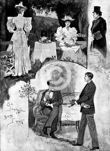"The Importance of Being Ernest," Mr. Oscar Wilde's new play at the St. James's Theatre, 1895. Creator: George Meisenbach.