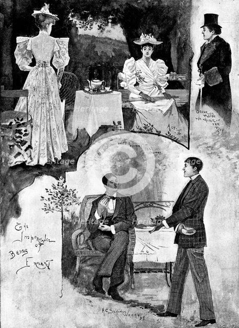 "The Importance of Being Ernest," Mr. Oscar Wilde's new play at the St. James's Theatre, 1895. Creator: George Meisenbach.