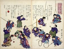 The Importance Of Physical Activity In Childhood, 1873-1874. Creator: Kuniteru, Utagawa (1808-1876)