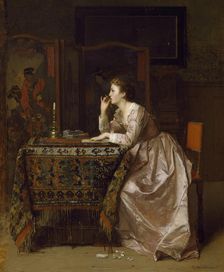 The Important Response, 19th century. Creator: Florent Willems