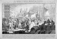 The imports of Great Britain from France 1757. Artist: LP Boitard