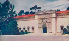 The Imposing Doorway of Fine Arts Gallery c1935
